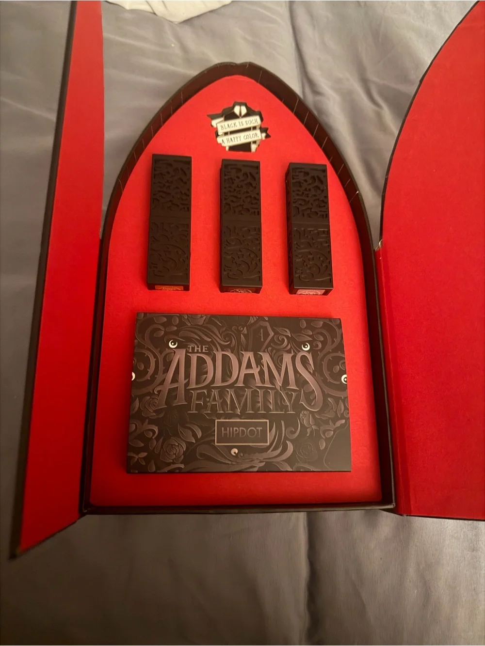 HipDot The Addams Family Eyeshadow Palette — Purple Shades